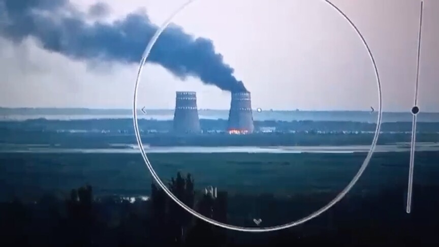 UAEA: Zaporijya Nükleer Santrali'nin türbin binası dünkü İHA saldırısında hasar gördü