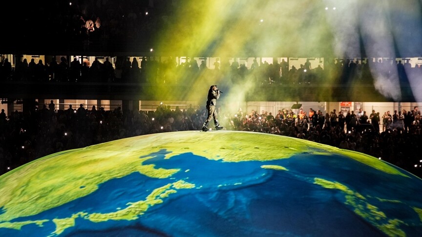 Dünyaca ünlü rapçi Kanye West, ilk kez İstanbul'da konser verdi