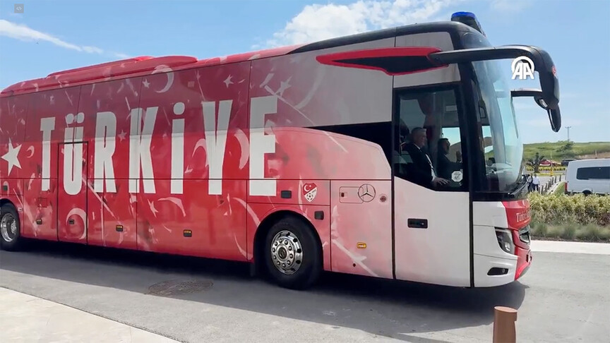 Dünya Kupası'nda mücadele edecek A Milli Futbol Takımı, ABD'ye gitti