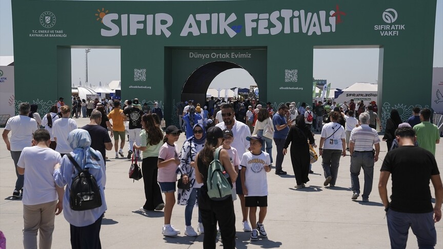 Sıfır Atık Festivali'ne üçüncü gününde yoğun ilgi sürüyor
