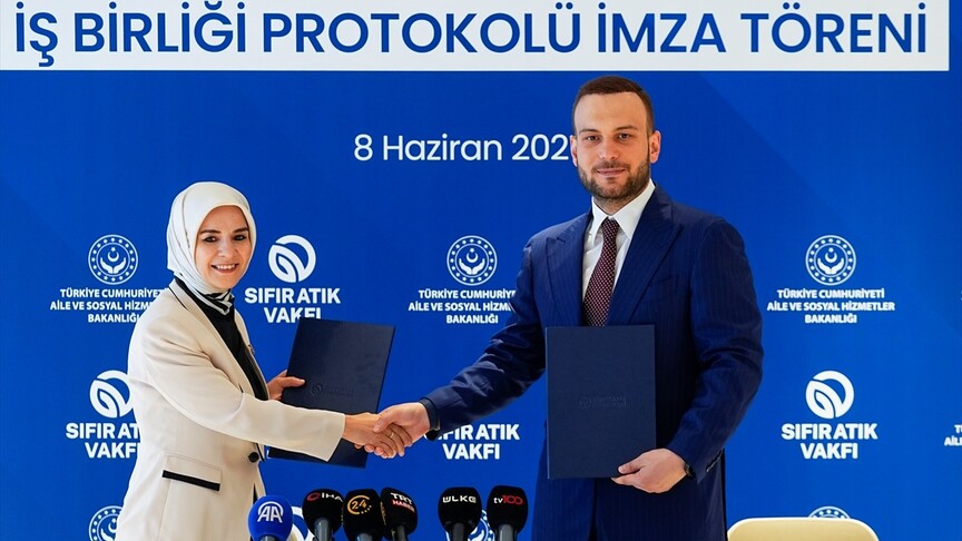 Aile ve Sosyal Hizmetler Bakanlığı ile Sıfır Atık Vakfından işbirliği protokolü
