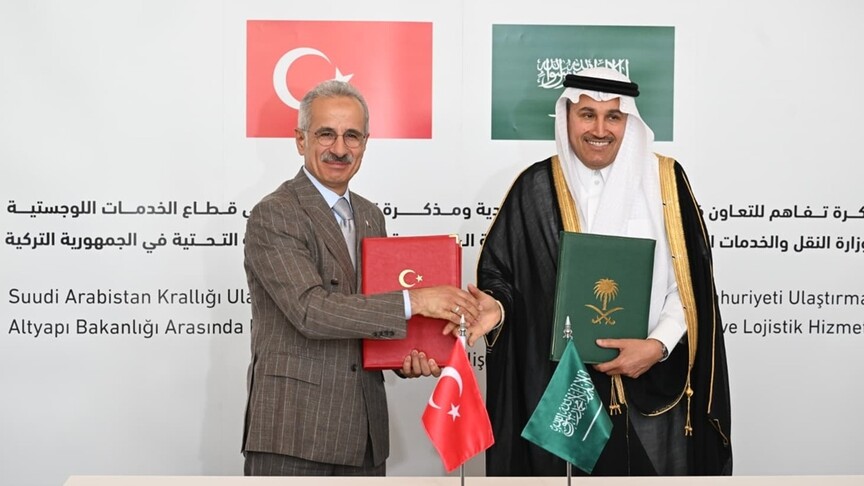 Türkiye ile Suudi Arabistan, lojistik ve demir yolu alanlarında işbirliğine gitti