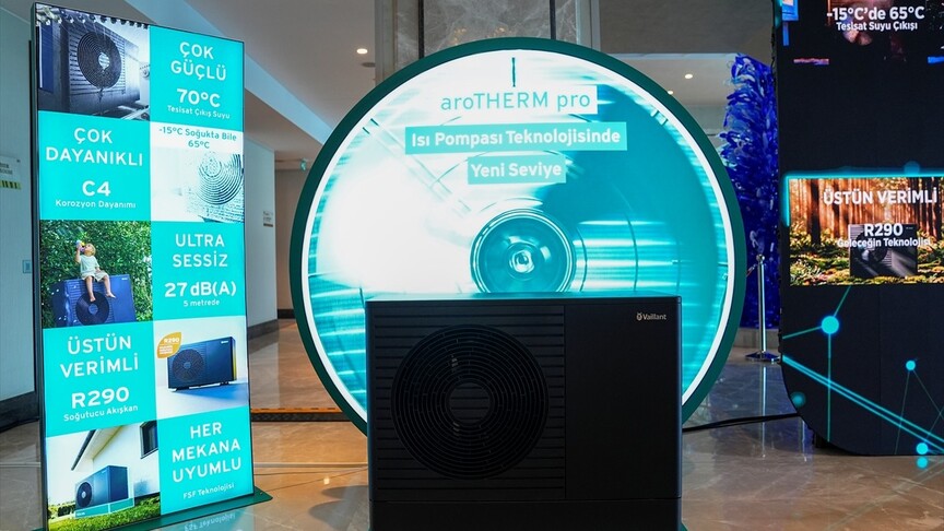 Vaillant yeni ısı pompası aroTHERM pro'yu Türkiye'de tanıttı