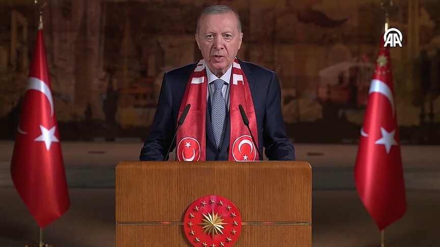 Cumhurbaşkanı Erdoğan: 2026 FIFA Dünya Kupası'nda yeni bir destan yazmanın tam zamanı, yolunuz açık olsun bizim çocuklar
