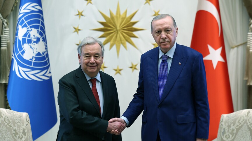 Cumhurbaşkanı Erdoğan, BM Genel Sekreteri Guterres ile telefonda görüştü