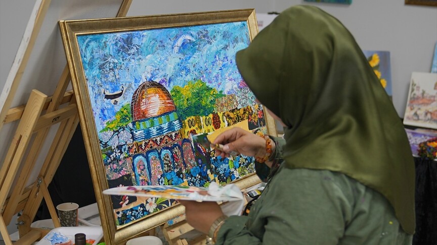 Sanat eserlerinin geliri Gazzeli sivillere protez umudu olacak