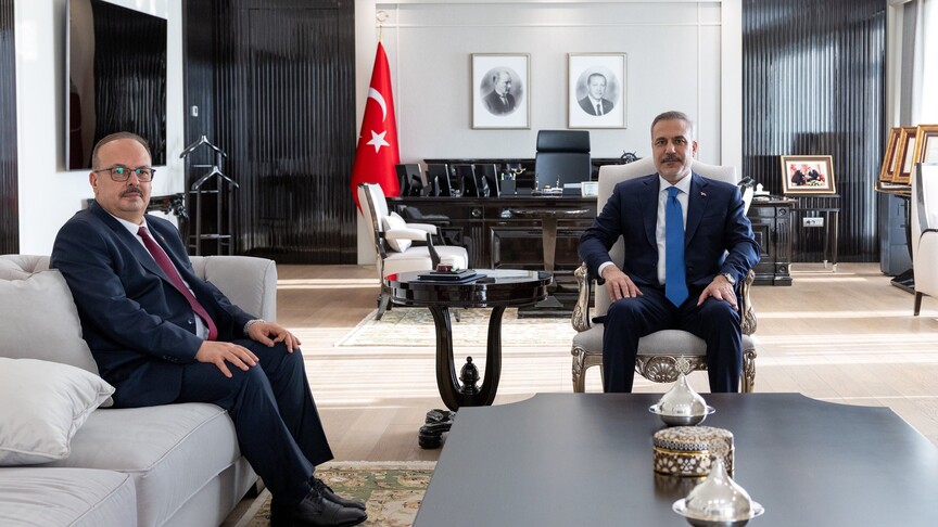 Bakan Fidan, Ankara Valisi Canbolat'ı kabul etti