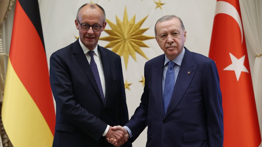 Cumhurbaşkanı Erdoğan, Almanya Şansölyesi Merz ile telefonda görüştü