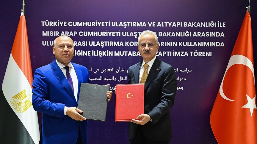 Türkiye ile Mısır arasında uluslararası ulaştırma koridorlarına ilişkin mutabakat zaptı imzalandı