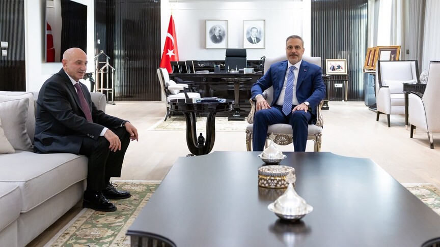Bakan Fidan, NATO Zirvesi öncesinde Ankara İl Emniyet Müdürü Yüksek'i kabul etti