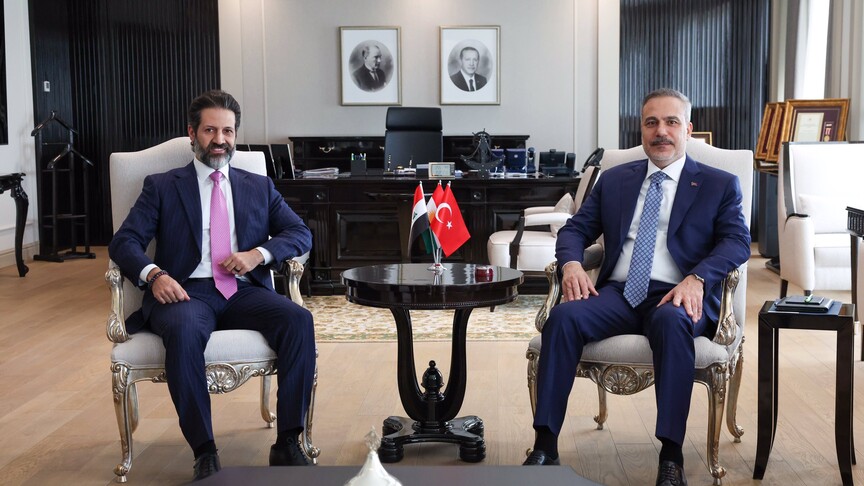 فيدان يلتقي نائب رئيس وزراء إقليم كردستان شمالي العراق