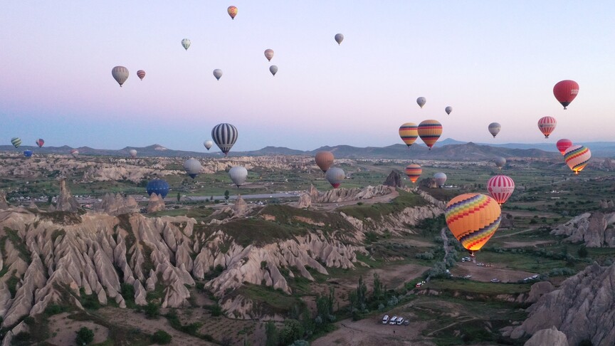 Yılın ilk yarısında 13 bin balon uçuşuyla 308 bin yolcu seyahat etti