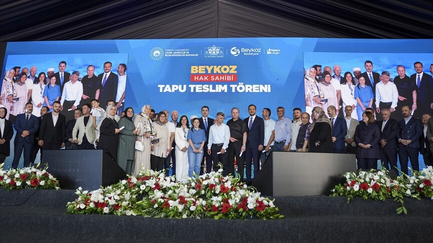 Beykoz'da 1071 hak sahibi tapusuna kavuştu