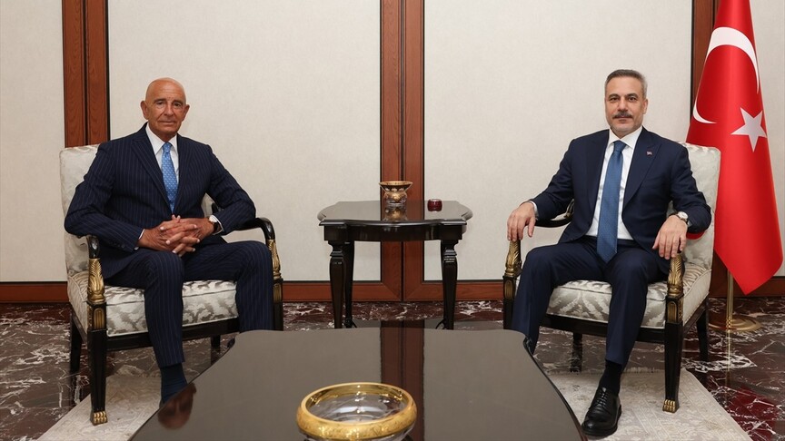 Dışişleri Bakanı Fidan, ABD'nin Ankara Büyükelçisi Barrack'ı kabul etti