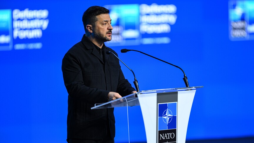 Ukrayna Devlet Başkanı Zelenskiy: NATO'nun kolektif savunmasının bir parçası olmalıyız