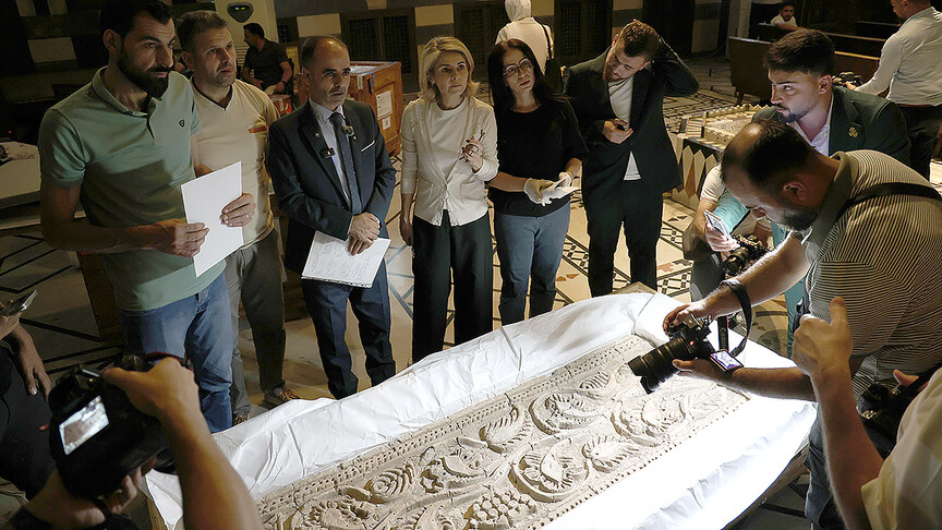 Fransa, daha önce ödünç verilen 23 tarihi eseri Şam Ulusal Müzesi’ne iade etti