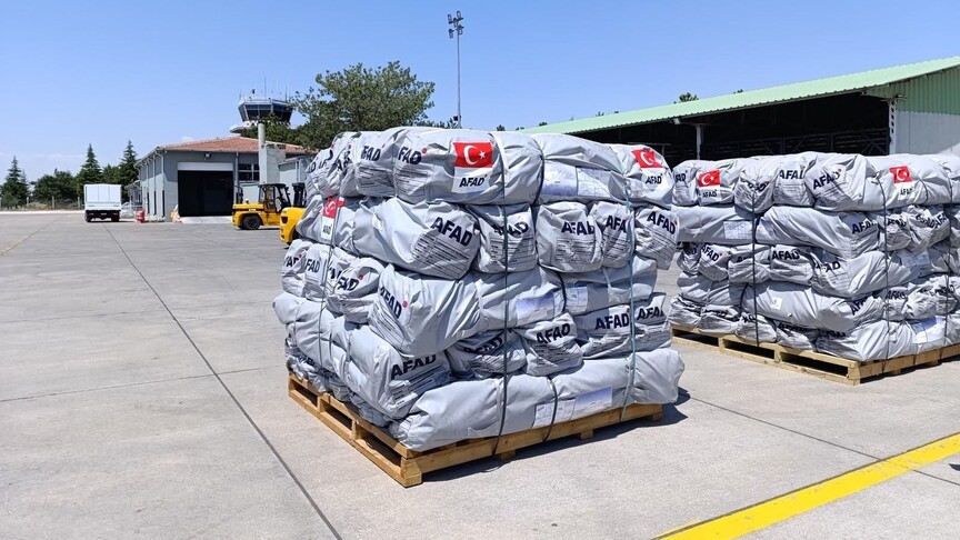 Türkiye, depremlerden etkilenen Venezuela'ya 30 ton insani yardım malzemesi gönderdi