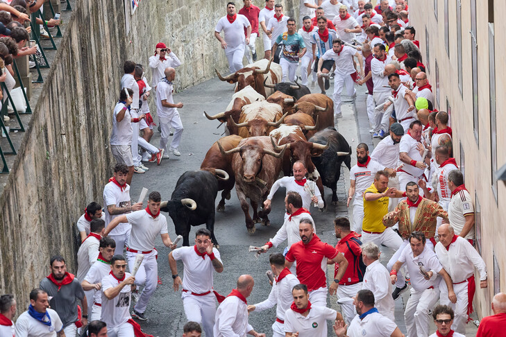 İspanya'da San Fermin'deki ünlü boğa koşularının 8 günlük bilançosu: 70'ten fazla yaralı