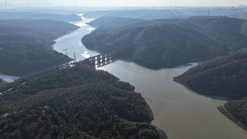 İstanbul'da barajların doluluk oranı yüzde 60'ın altına düştü