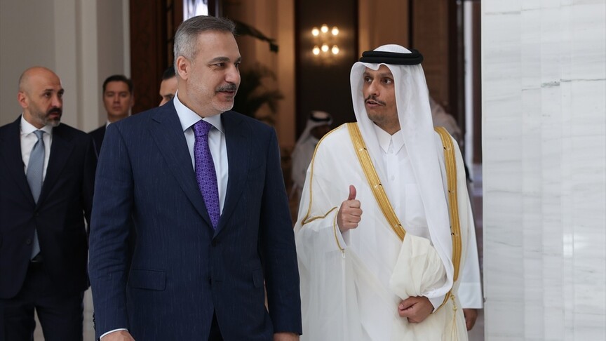 Bakan Fidan, Katarlı mevkidaşı Al Sani ile Doha'da bir araya geldi