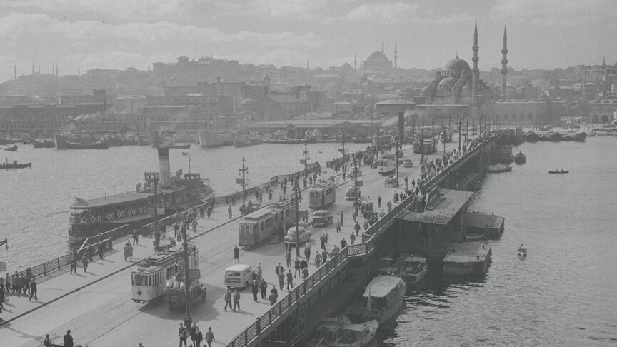 İsveçli fotoğrafçının 79 yıl önce çektiği İstanbul fotoğrafları AA'nın görsel arşivine kazandırıldı