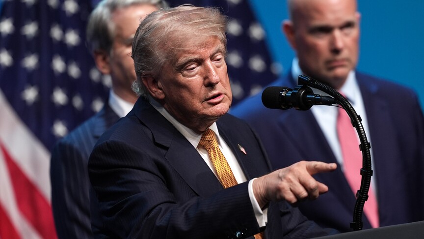 ABD Başkanı Trump, İran'ın Kazma Dağı bölgesini çok yakında, çok güçlü biçimde vuracaklarını söyledi