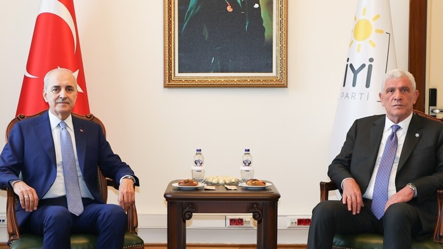 TBMM Başkanı Kurtulmuş, İYİ Parti Genel Başkanı Dervişoğlu ile görüştü