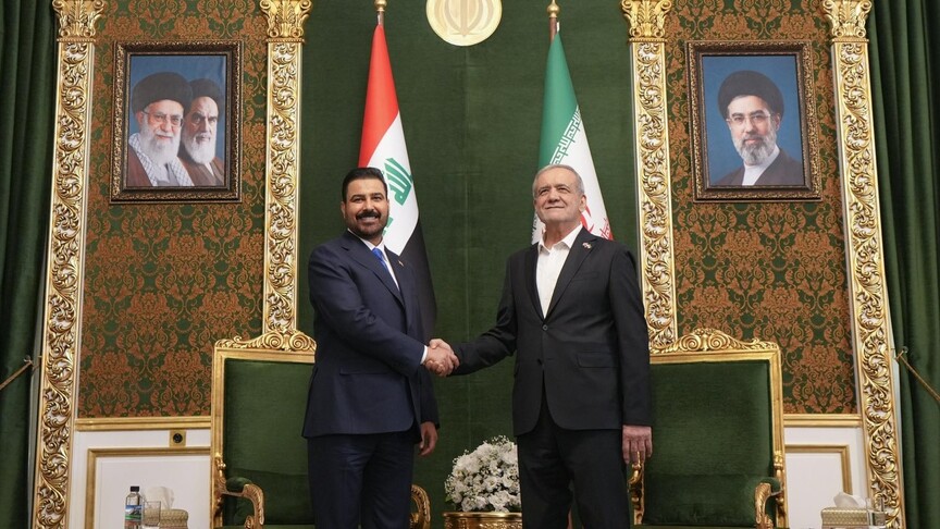 الزيدي يلتقي بزشكيان في طهران