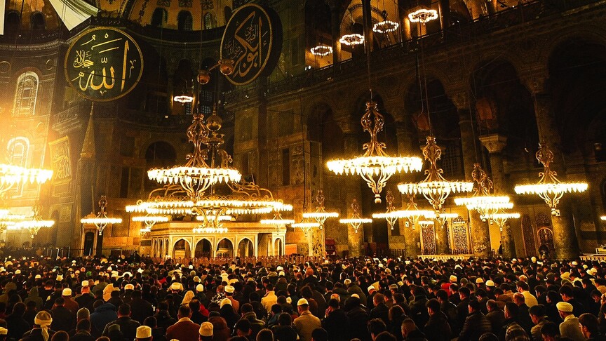 Cumhurbaşkanı Erdoğan: Ayasofya'nın dirilişi mübarek olsun