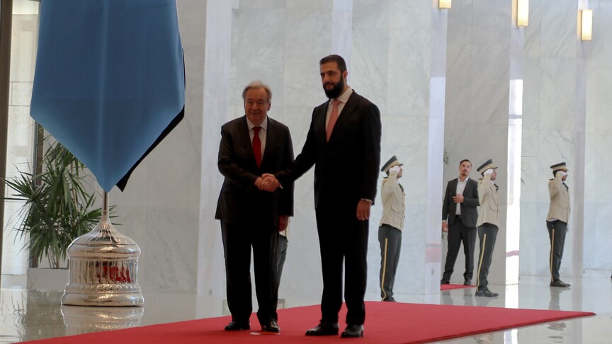 BM Genel Sekreteri Guterres, Suriye Cumhurbaşkanı Şara ile görüştü