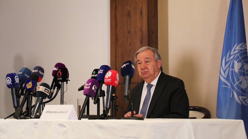 BM Genel Sekreteri Guterres'ten Suriye'ye uygulanan yaptırımların kaldırılması çağrısı