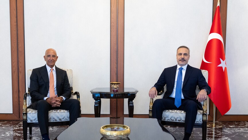 وەزیری دەرەوەی توركیا فیدان پێشوازی لە باڵیۆزی ئەمریکا لە ئەنقەرە باراک کرد