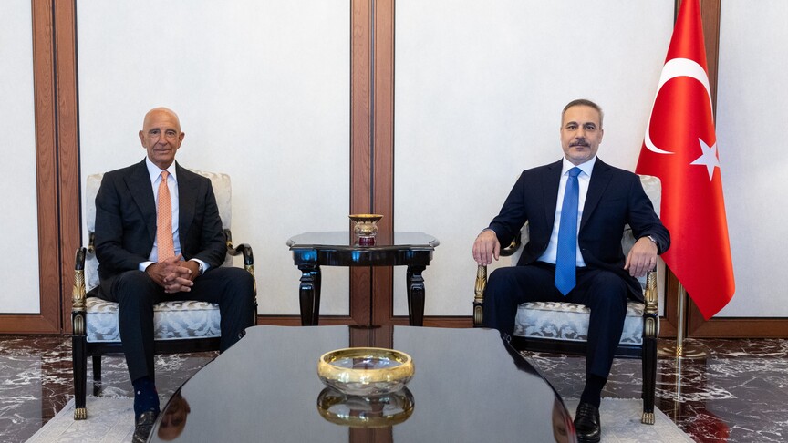 Dışişleri Bakanı Fidan, ABD'nin Ankara Büyükelçisi Barrack'ı kabul etti