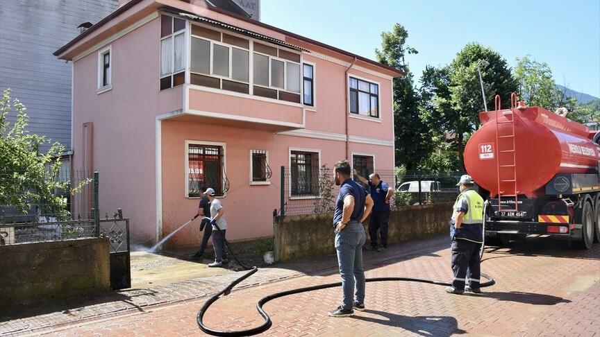 Kastamonu'da su baskınının ardından ekiplerin çalışması sürüyor