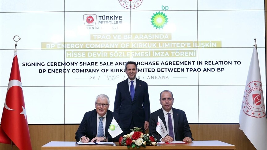 TPAO, BP'nin Kerkük merkezli şirketinin yüzde 15 hissesini aldı