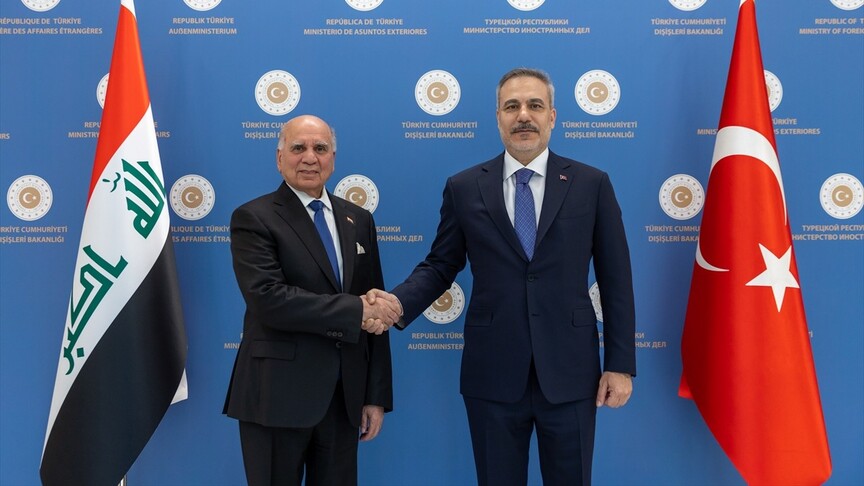 Dışişleri Bakanı Fidan, Irak Dışişleri Bakanı Hüseyin ile Ankara'da görüştü