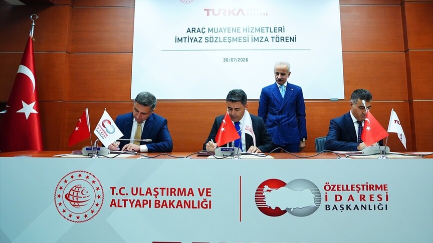 Turka yeni nesil araç muayene sistemi için imtiyaz sözleşmesi imzaladı