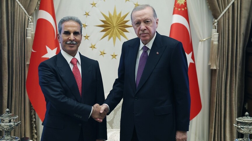 Cumhurbaşkanı Erdoğan, Irak Yüksek Yargı Konseyi Başkanı Zeydan'ı kabul etti