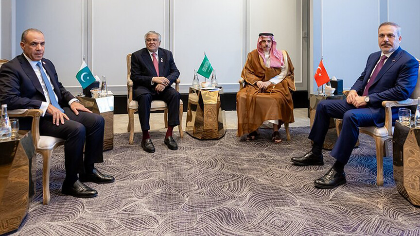Bakan Fidan, Türkiye-Mısır-Pakistan-Suudi Arabistan Dışişleri Bakanları Beşinci Toplantısı'na katıldı