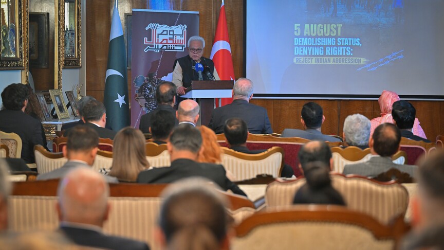 Ankara'da "Keşmir Sömürü Günü" adlı program düzenlendi