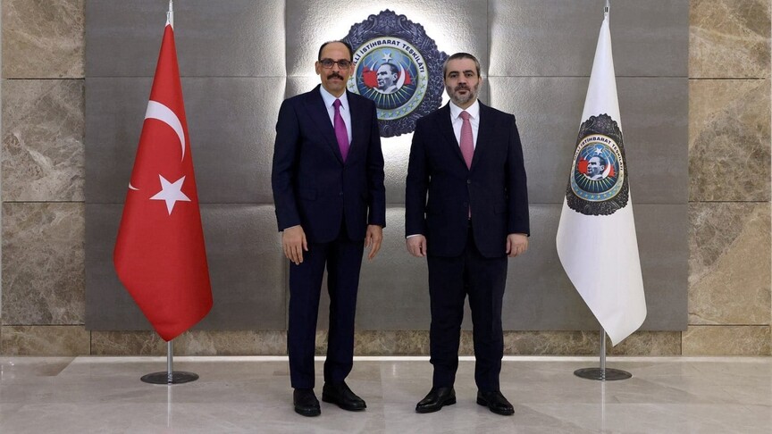 MİT Başkanı Kalın, Suriye Dışişleri Bakanı Şeybani ile görüştü