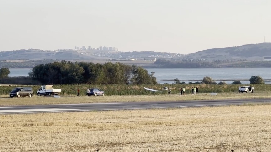 Çatalca'da eğitim uçağı kaza kırıma uğradı