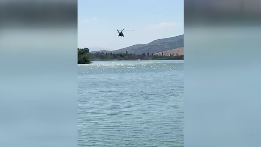 Adıyaman'da çıkan orman yangınına müdahale ediliyor