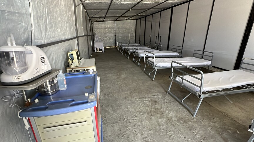 Palestinian Red Crescent opens field hospital in Gaza to serve nearly 500,000 people