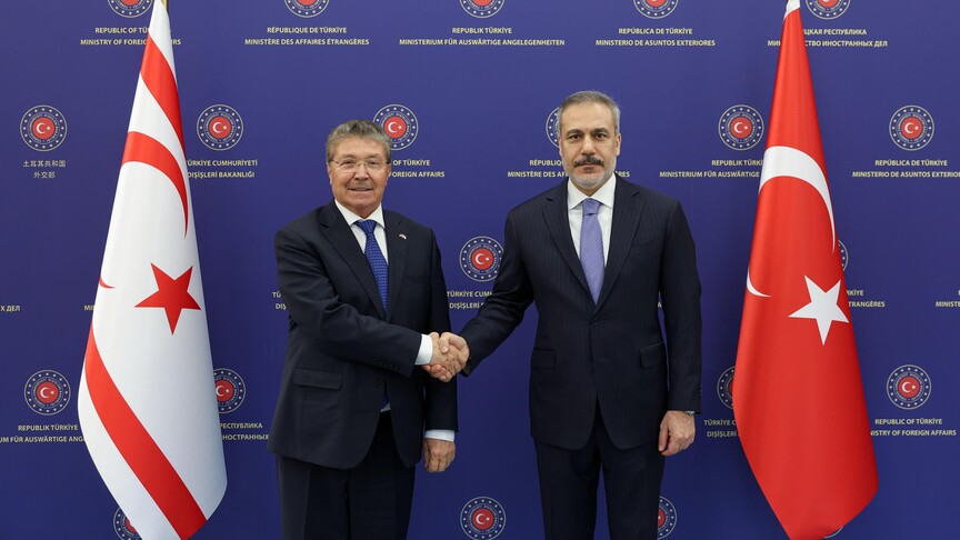 KKTC Başbakanı Üstel'den Dışişleri Bakanı Fidan'a teşekkür