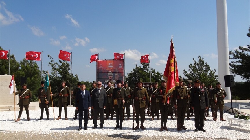 Tarihi Gelibolu Yarımadası'nda Anafartalar Zaferi'nin 111. yıl dönümü töreni düzenlendi