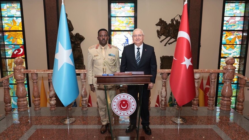 Milli Savunma Bakanı Güler, Somali Genelkurmay Başkanı Tuğgeneral Mohamud'u kabul etti