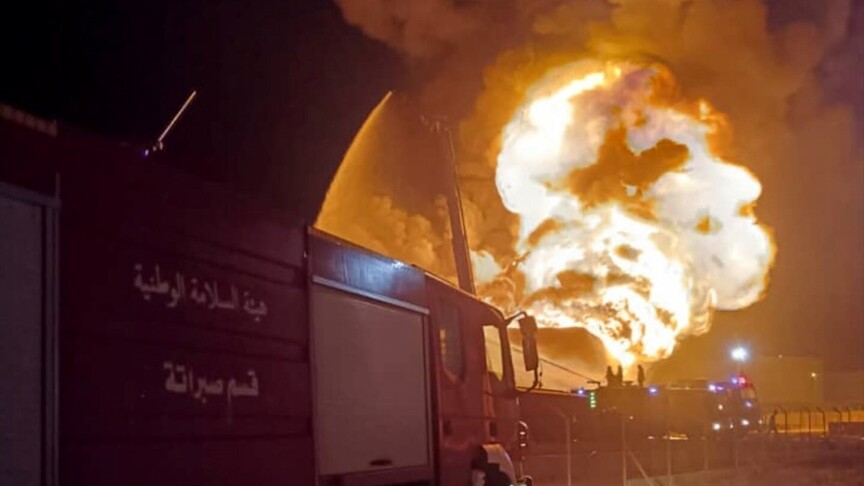 Libya'nın Zaviye kentindeki petrol tesislerine üçüncü kez dron saldırısı düzenlendi