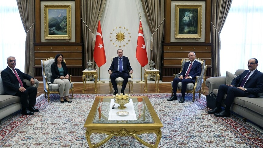 Cumhurbaşkanı Erdoğan, DEM Parti heyetini kabul etti