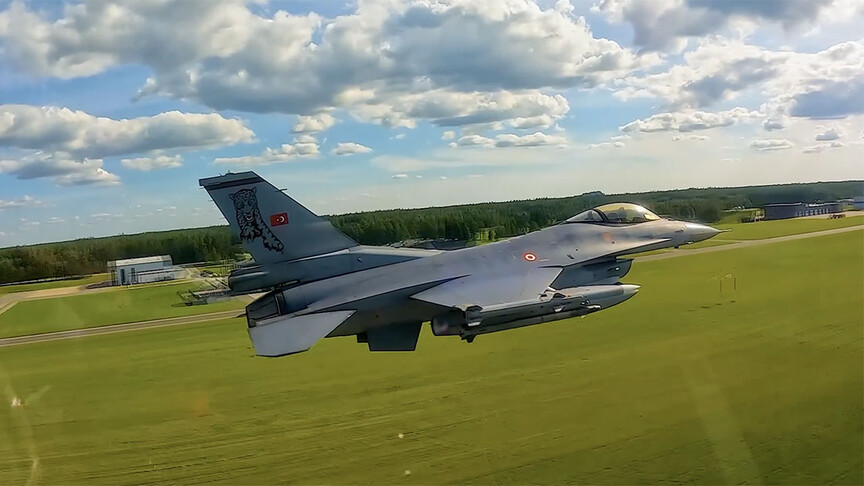 Türk Hava Kuvvetleri NATO görevi kapsamında Estonya'da "hava polisliği" yapıyor